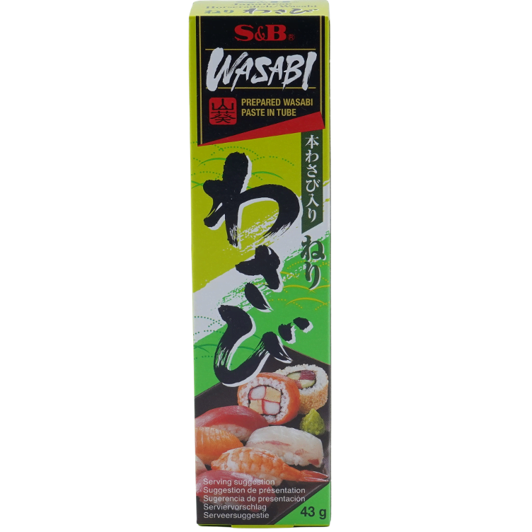Wasabi Paste mit Meerrettich S&B