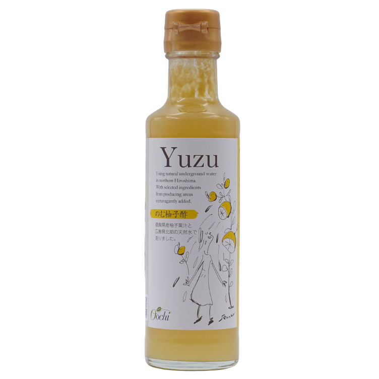 Yuzu apple drink vinegar concentrate.